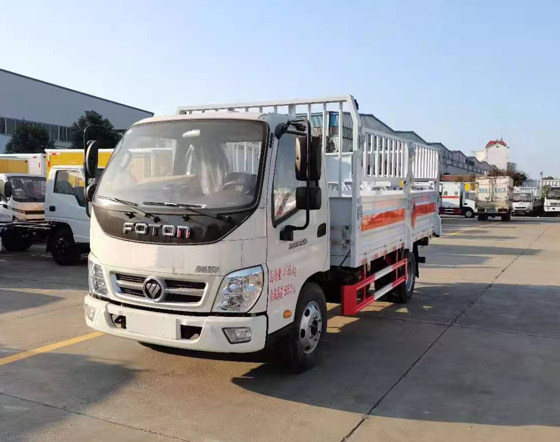 福田奧鈴藍(lán)牌氣瓶運輸車